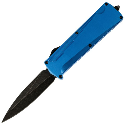 Автоматический нож Daggerr Кощей Blue BW, сталь D2, рукоять алюминий
