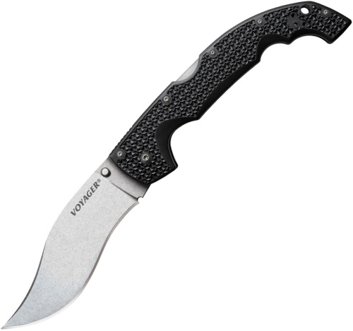 Складной нож Cold Steel Extra Large Voyager Vaquero, сталь AUS-10A, рукоять Griv-Ex черный, тактический складной нож