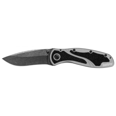 Полуавтоматический складной нож Kershaw Blur, сталь Sandvik 14C28N, рукоять алюминий, серый