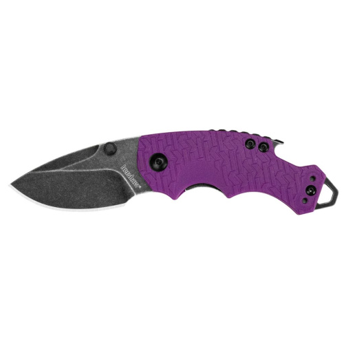 Складной нож Kershaw Shuffle, сталь 8Cr13MoV, рукоять GFN, фиолетовый