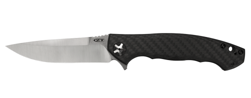 Складной нож Zero Tolerance 0452CF, сталь CPM S35VN, премиальный флиппер, рукоять титан/карбон