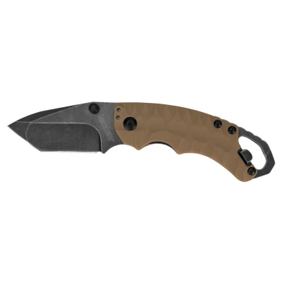 Складной нож Kershaw Shuffle II, сталь 8Cr13MoV, рукоять GFN, коричневый
