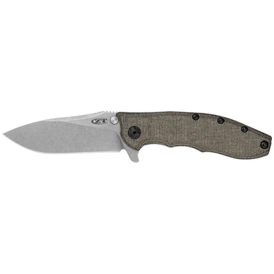 Складной нож Zero Tolerance 0562MIC, сталь Magnacut, рукоять Titan / Canvas micarta