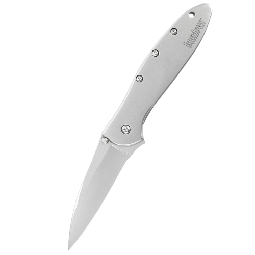 Складной полуавтоматический нож Kershaw Leek 1660, сталь 14C28N, рукоять нержавеющая сталь