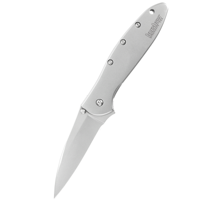 Складной полуавтоматический нож Kershaw Leek 1660, сталь 14C28N, рукоять нержавеющая сталь