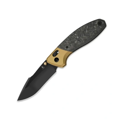 Складной нож Kizer Staffi, сталь S45VN, рукоять карбон/титан