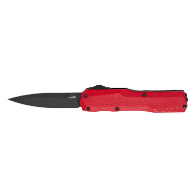 Автоматический нож Kershaw Livewire, сталь MagnaCut, рукоять алюминий/G10, красный