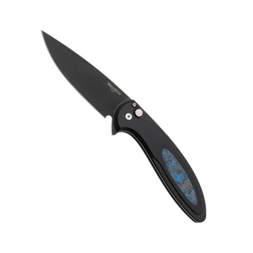 Складной нож Pro-Tech Cambria-2 Blue, сталь MagnaCut, рукоять алюминий/карбон