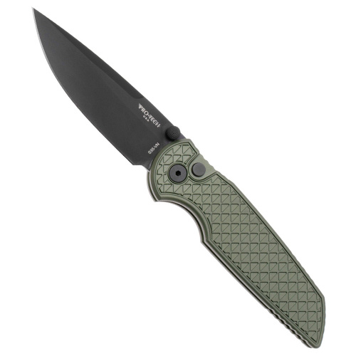 Cкладной нож Pro-Tech Tactical Response 3 Integrity Relic Textured, сталь S35VN, рукоять алюминий, зеленый