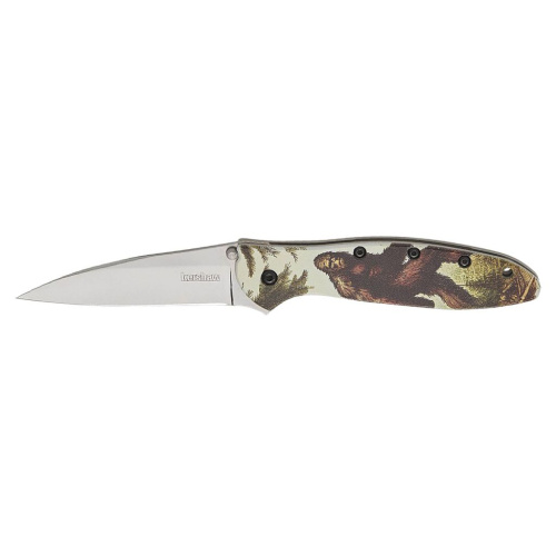 Полуавтоматический складной нож Kershaw Leek Big Foot, сталь 14C28N, рукоять алюминий