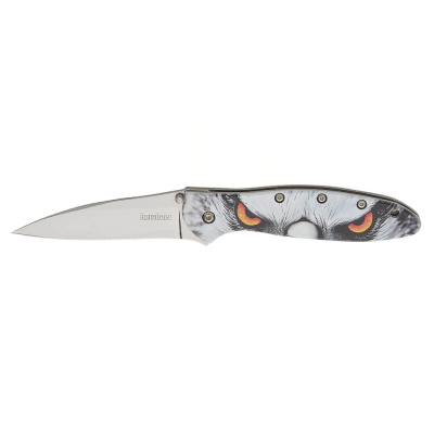 Полуавтоматический складной нож Kershaw Leek Hawk, сталь 14C28N, рукоять алюминий