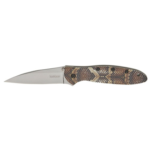 Полуавтоматический складной нож Kershaw Leek Snake, сталь 14C28N, рукоять алюминий