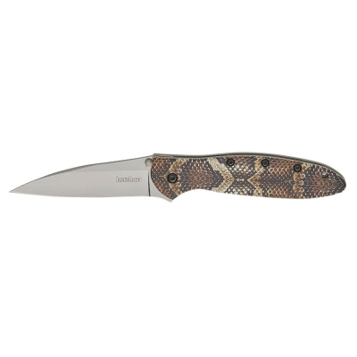 Полуавтоматический складной нож Kershaw Leek Snake, сталь 14C28N, рукоять алюминий