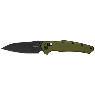 Складной нож Kershaw Bareknuckle DuraLock, сталь MagnaCut, рукоять алюминий, оливковый/черный