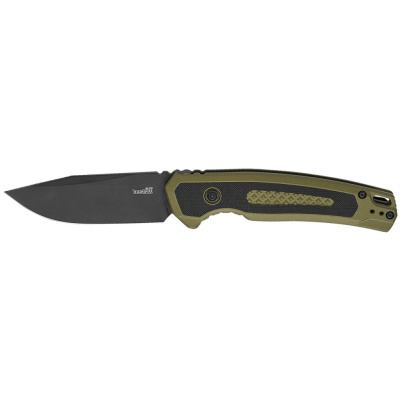 Автоматический нож Kershaw Launch 21, сталь CPM M4, рукоять алюминий/G10, черно-зелёный