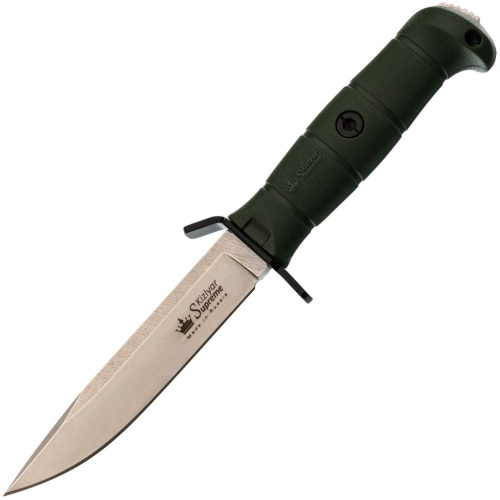 Тактический нож Kizlyar Supreme Combat SW, сталь AUS-10Co, рукоять Kraton, оливковый