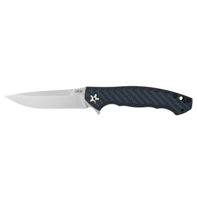 Складной нож Zero Tolerance 0452, сталь Magnacut Satin / Stonewash, рукоять титан/карбон