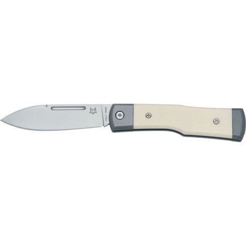 Складной нож Fox Gunstock, сталь M390, рукоять микарта/титан