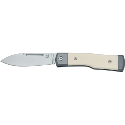 Складной нож Fox Gunstock, сталь M390, рукоять микарта/титан