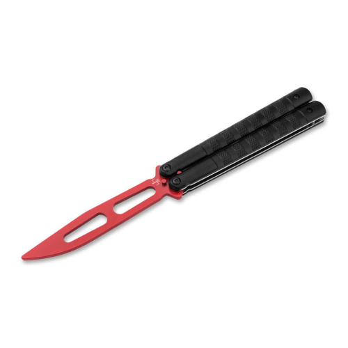 Тренировочный складной нож балисонг Boker Relack Trainer, сталь 420, рукоять алюминий