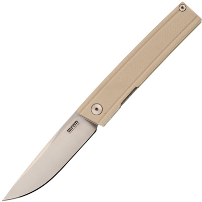 Складной нож SRM Gent 401LC-GT, сталь 10Cr15CoMov, рукоять Ivory G10