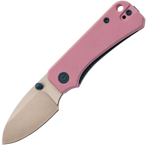 Складной нож Civivi Baby Banter, сталь Nitro-V, рукоять G10, розовый