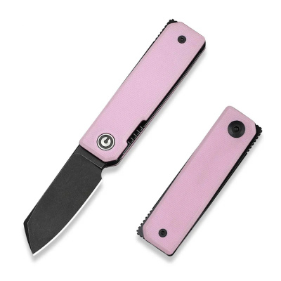 Складной нож CIVIVI Kukei, сталь Nitro-V, рукоять G10, Powder Pink