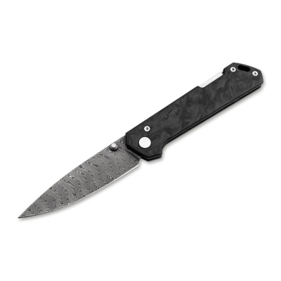 Складной нож Boker Damast Annual Knife 2026, сталь Damascus, рукоять карбон