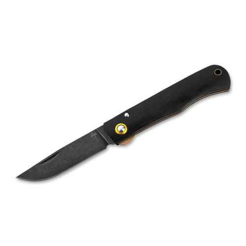 Складной нож Boker Rusticus All Black, сталь 420, рукоять дерево, черный
