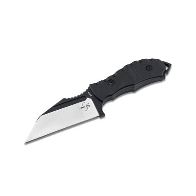 Нож с фиксированным клинком Boker Andhrimnir Mini, сталь D2, рукоять G10, черный