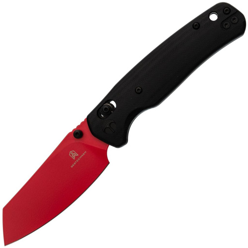 Складной нож Bestech Knives Cicada's Wing, сталь 10Cr15MoV, рукоять G10, красный/черный