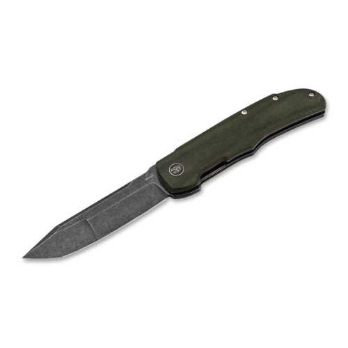 Складной нож Boker Tac-Master, сталь Nitro-V, рукоять микарта, зеленый