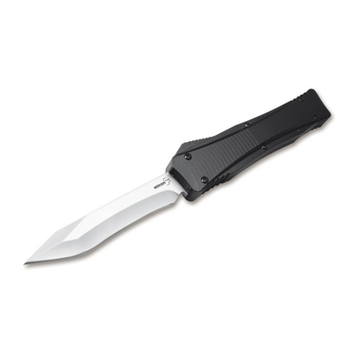 Автоматический фронтальный выкидной нож Boker Lhotak Falcon 2, сталь D2, рукоять алюминий