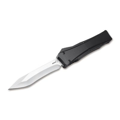 Автоматический фронтальный выкидной нож Boker Lhotak Falcon 2, сталь D2, рукоять алюминий