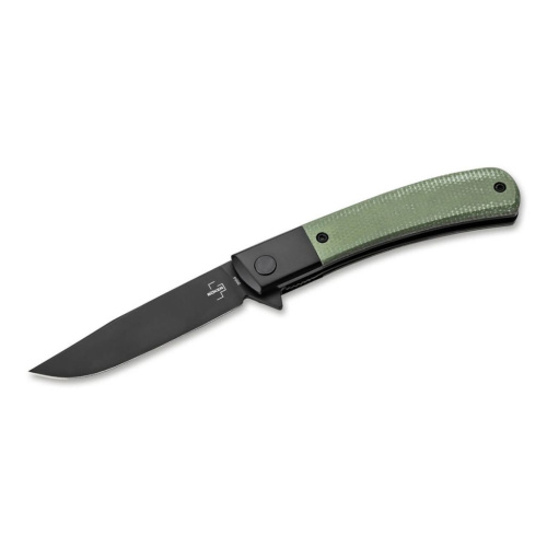 Складной нож Boker Modern Gentleman, сталь Nitro-V, рукоять микарта, зеленый/черный