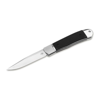 Автоматический нож Boker Hidden Release Trapper, сталь D2, рукоять G10, черный
