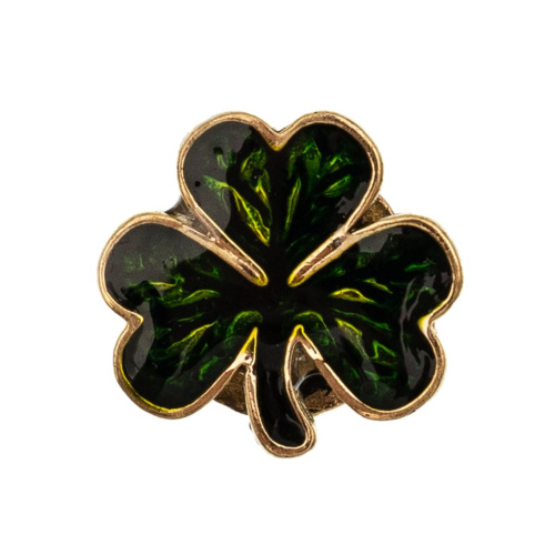 Бусина Mordor "Клевер Shamrock", латунь