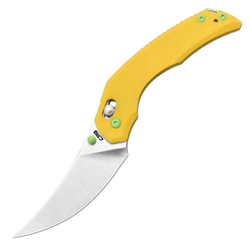 Складной нож CJRB Nanner, сталь AR-RPM9, рукоять G10, желтый