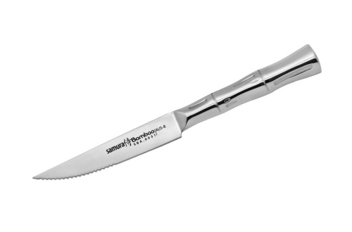 Нож кухонный для стейка Samura Bamboo SBA-0031/Y, сталь AUS-8