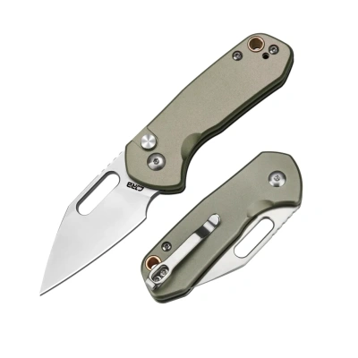 Складной нож CJRB Mini Pyrite, сталь AR-RPM9, рукоять алюминий