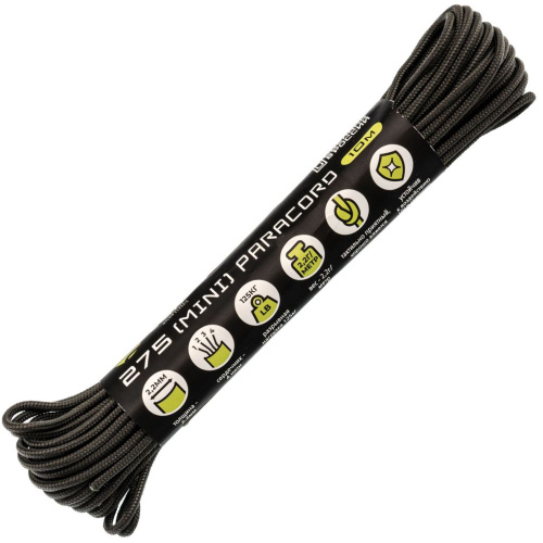 Паракорд 275 Graphite, 10 м