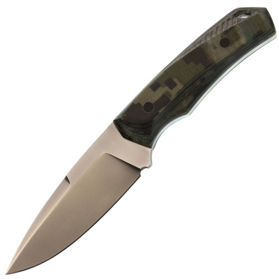 Нож Pocket Wolf Мини Тактик, сталь AUS10Co, рукоять G10, камуфляж