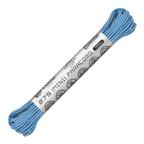 Паракорд 275 световозвращающий Carolina blue, 10 м