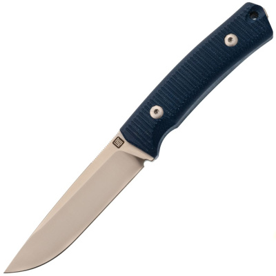 Нож Hot Knife Barn S, сталь 9Cr18MoV, рукоять микарта, синий