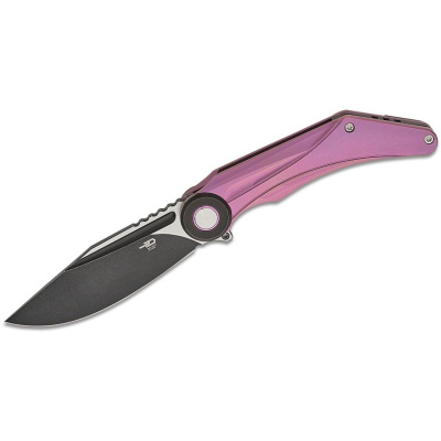 Складной нож Bestech Seraph, сталь M390, рукоять титан, фиолетовый