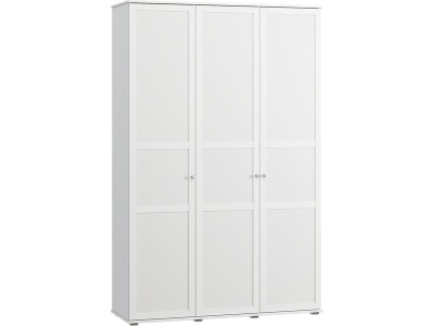 Распашной шкаф Амели 3-120x220 Белый