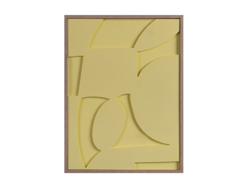 Картина Рельеф Желтый 45x60