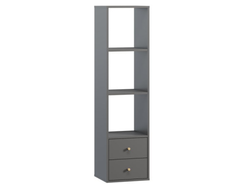 Стеллаж Кейн 2-39x149 Графитовый