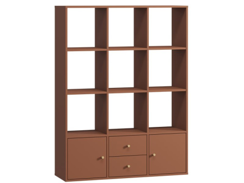 Стеллаж Кейн 2-112x149 Терракотовый