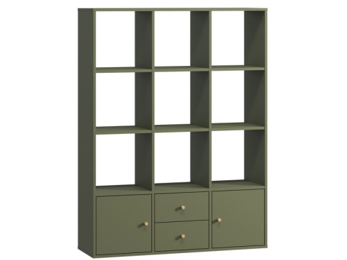 Стеллаж Кейн 2-112x149 Оливковый